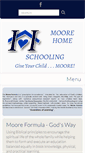 Mobile Screenshot of moorehomeschooling.com